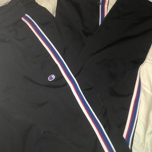 Authentic Black champion sweatpants